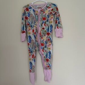 Little Sleepies OG floral print 3-6 months